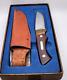 Vintage Schrade Old Timer 130T Fixed Blade Hunting Knife with box / papers