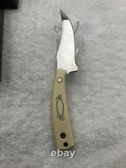 Vintage Schrade Scrimshaw (Bear And Dog) SC205 Fixed Blade Sheath Knife
