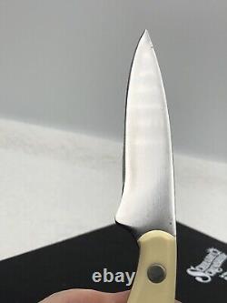 Vintage Schrade Scrimshaw (Deer Head) SC501 Fixed Blade Sheath Knife NIB Made US