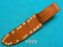 Vintage Schrade USA 165orange Deer Hunter Old Timer Woodsman Hunting Bowie Knife