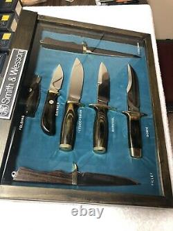 Vintage Smith & Wesson Blackie Collins Original 7 Piece Knife Collection