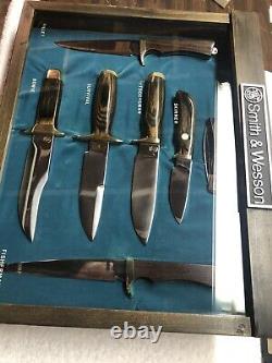 Vintage Smith & Wesson Blackie Collins Original 7 Piece Knife Collection