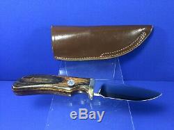 Vintage Smith & Wesson Survival Series Hunting and Skinning Knife #108 with Sheath