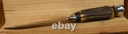 Vintage Solingen Cutlery B Svoboda Hunter Knife Solingen Germany Stag Handle