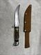 Vintage Solingen Olsen CO. 2700 Fixed 5 Blade Knife Original Buffalo skinner