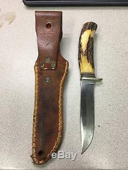 Vintage Stag Harry Morseth Hunting Knife