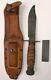 Vintage Survival Camillus Knife 6 Blade With Leather Sheath 1957 1961 N. Y