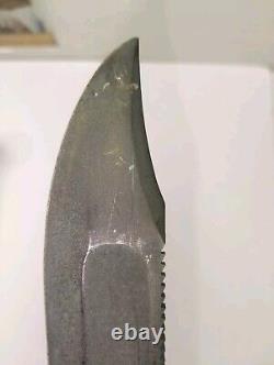 Vintage Survival Camillus Knife 6 Blade With Leather Sheath 1957 1961 N. Y