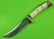 Vintage US 1960's RANDALL Custom Hand Made Lower S Marked Hunting Stag Knife