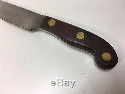 Vintage US Custom Hand Made Lee Jr Hunting Skinning Knife & Sheath H. C. Mich