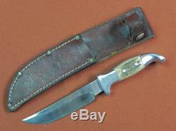 Vintage US Custom Hand Made R. H. RUANA 1983-84 stamp Bowie Hunting Knife