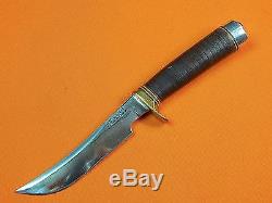 Vintage US Custom Hand Made RANDALL 4 5 Hunting Knife with Sheath Stone Case