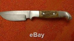 Vintage US Custom Hand Made RUANA Bonner Montana Hunting Skinner Knife
