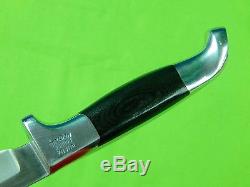 Vintage US Custom Hand Made Ruana Steelhead Hunting Knife & Sheath