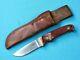 Vintage US Early Schrade Loveless Design Limited Edition Hunting Knife with Sheath