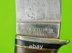 Vintage US Ka-Bar Hunting Knife with Sheath