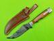 Vintage US Olsen OK #708 Hunting Knife with Sheath