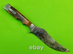 Vintage US Olsen OK #708 Hunting Knife with Sheath