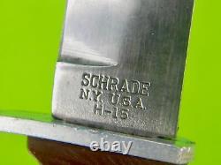 Vintage US Schrade Hunting Fighting Knife