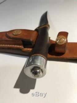 Vintage USA Custom Hand Made, Randall Hunting Knife & Model A Sheath with stone