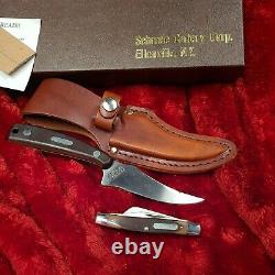 Vintage USA Hunting Knife withCase Schrade 152 gift set old timer buck skinning
