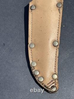 Vintage Ultra Rare Schneidteufel Rostfrei Germany Fixed Blade Hunting Knife Nice