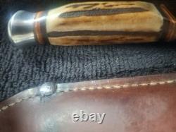 Vintage Ultra Rare Schneidteufel Rostfrei Solingen German Fixed Blade Hunting