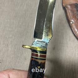 Vintage, Unused Or Sharpened, Western H-40, Stag, Orig. Sheath