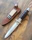 Vintage VALOR Miami USA No. 407 Fixed Blade Knife Boot Dagger Made In Japan EC