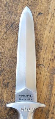 Vintage VALOR Miami USA No. 407 Fixed Blade Knife Boot Dagger Made In Japan EC