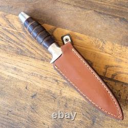 Vintage VALOR Miami USA No. 407 Fixed Blade Knife Boot Dagger Made In Japan EC
