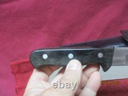 Vintage Vernco Black Angus Hi-CU Fixed Blade Hunting Knife, WithSheath in Box