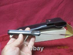 Vintage Vernco Black Angus Hi-CU Fixed Blade Hunting Knife, WithSheath in Box