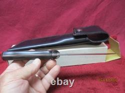 Vintage Vernco Black Angus Hi-CU Fixed Blade Hunting Knife, WithSheath in Box