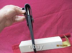 Vintage Vernco Black Angus Hi-CU Fixed Blade Hunting Knife, WithSheath in Box