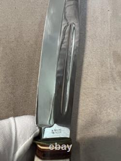 Vintage W. Willms Bowie Hand Carved Stag Piggyback Germany Knife Hunting Set