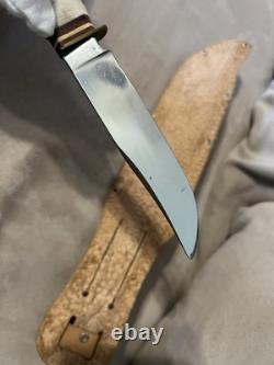 Vintage W. Willms Bowie Hand Carved Stag Piggyback Germany Knife Hunting Set