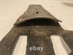 Vintage WW2 Fixed Blade Hunting Knife Wood Handle Leather Sheath Survival Tool