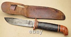 Vintage WWII WESTERN BOULDER Baby Shark Fixed-Blade Military Knife Bakelite