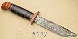 Vintage WWII WESTERN BOULDER Baby Shark Fixed-Blade Military Knife Bakelite