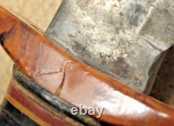Vintage WWII WESTERN BOULDER Baby Shark Fixed-Blade Military Knife Bakelite