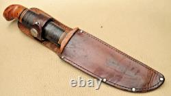 Vintage WWII WESTERN BOULDER Baby Shark Fixed-Blade Military Knife Bakelite