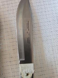Vintage- Weidmannsheil Fixed Blade Hunting Knife-10 Inch