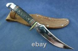Vintage Western 640A Knife With Sheath
