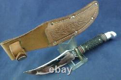 Vintage Western 640A Knife With Sheath