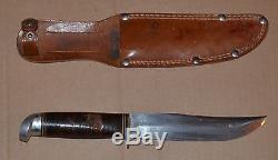 Vintage Western Boulder Colo Knife with Sheath hunting knife
