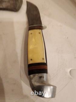 Vintage Western Boulder Fixed Blade Knife Hatchet Axe Combo 1967479