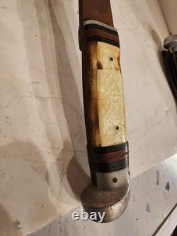 Vintage Western Boulder Fixed Blade Knife Hatchet Axe Combo 1967479