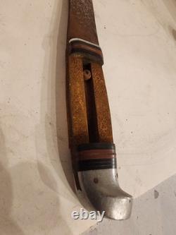 Vintage Western Boulder Fixed Blade Knife Hatchet Axe Combo 1967479