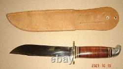 Vintage Western Boulder L46-6 Shark Combat Fighting Hunting Bowie Knife USA